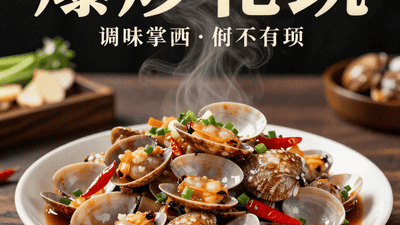 夏日夜宵首选：爆炒花蛤鲜辣过瘾的秘诀