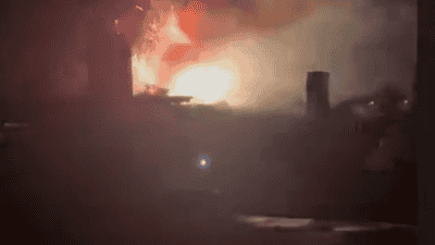 福建莆田一烟花爆竹厂被人为纵火，现场火光冲天，嫌疑人已被控制