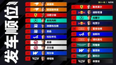 2026 F1匈牙利站排位赛现场:诺里斯拿下杆位 汉密尔顿因违规被罚退正赛三位 观众见证车手精彩表现