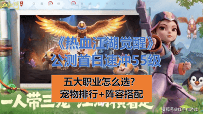 热血江湖觉醒》公测开冲：多元玩法参与指南 职业宠物选对速登第一梯队