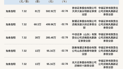 新三板创新层公司知鱼智联发生6笔大宗交易，总成交金额1661.64万元