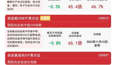 创业板指冲高回落，创业板ETF易方达（159915）近10日合计“吸金”超172亿元