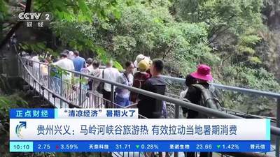 23℃清凉引你赴马岭河峡谷 暑期多元活动带动兴义周边消费热
