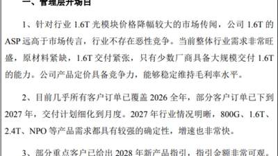 “易中天”集体释放利好!中际旭创董事长提议80亿回购,深夜澄清1.6T降价谣言,昨日大跌15%市值蒸发近1800亿后,今日股价猛涨6%