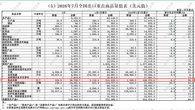 1-7月集成电路累计出口破两千亿美元，参与感受市场超99%增速的亮眼表现