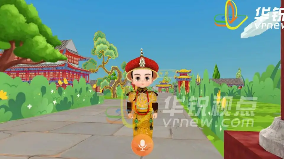 游客沉浸式体验由深圳华锐视点打造的AI数字人导游 随时互动还能定制游线更省心
