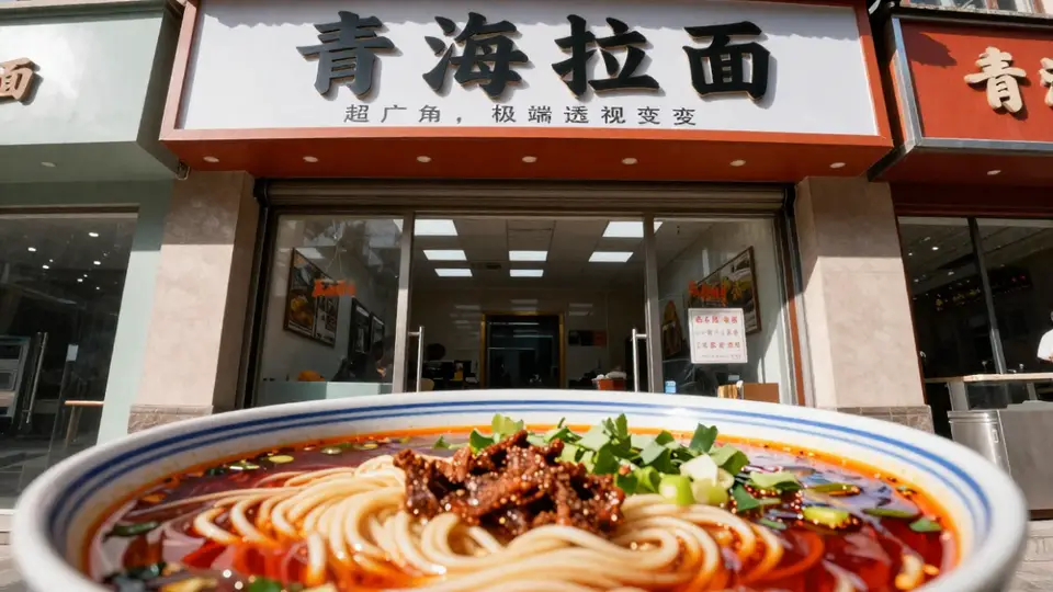 在天津江苏等地，逛青海拉面店还能领旅游宣传海报扫报名码 这波操作真能拉动当地旅游！