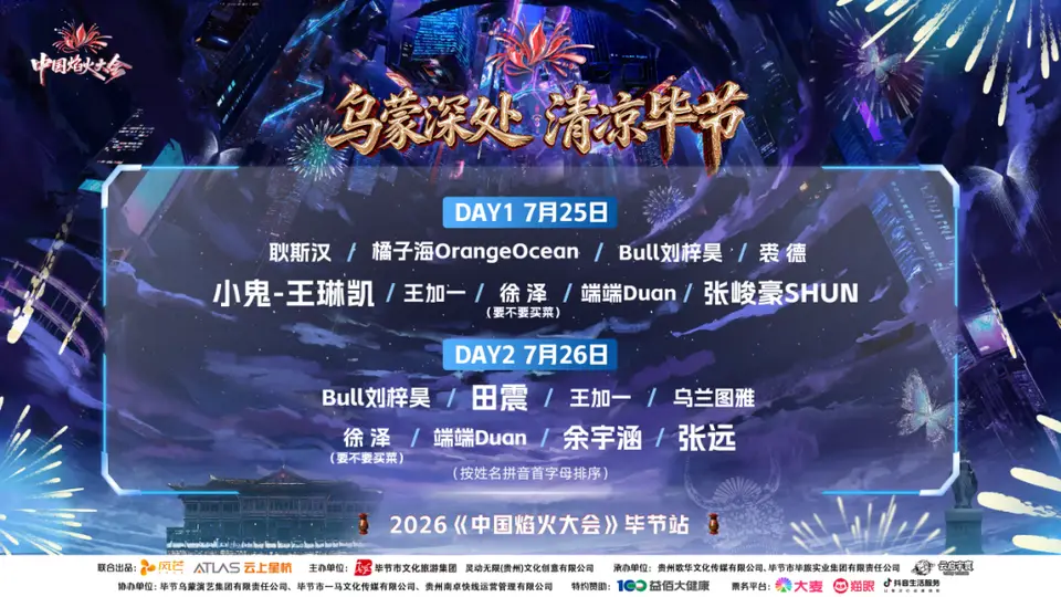 一张票根，畅游毕节——焰火大会牵手“一码游贵州”开启“票根经济”新玩法