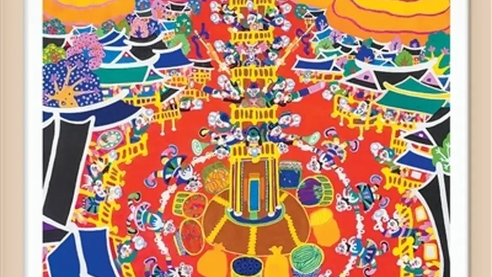 铜鼓村:握锄头的手也能执画笔