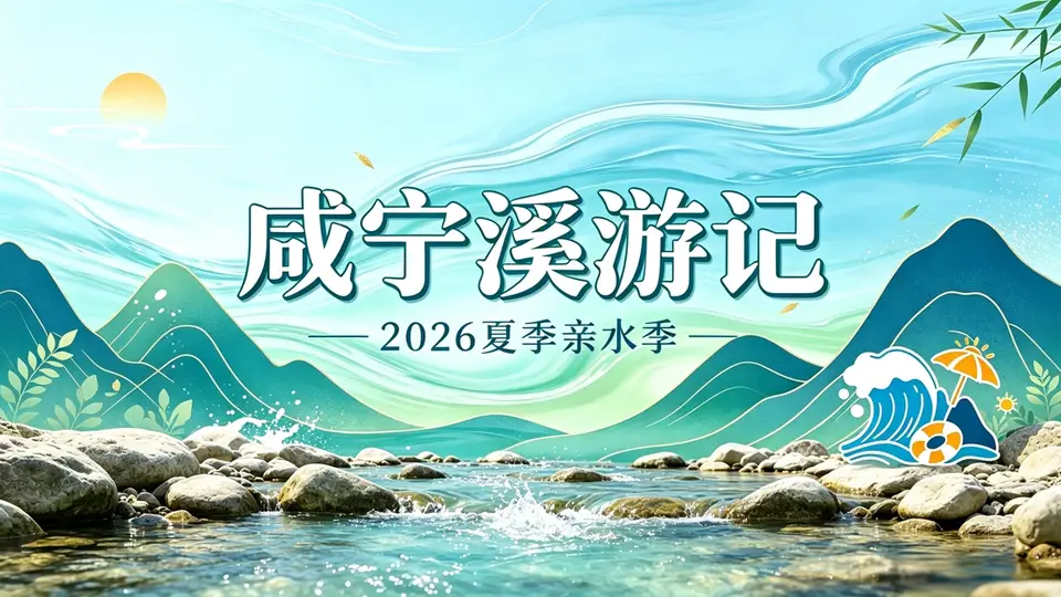 带娃进山摸凉！咸宁溪游记亲水季邀你解锁多元溪上玩法