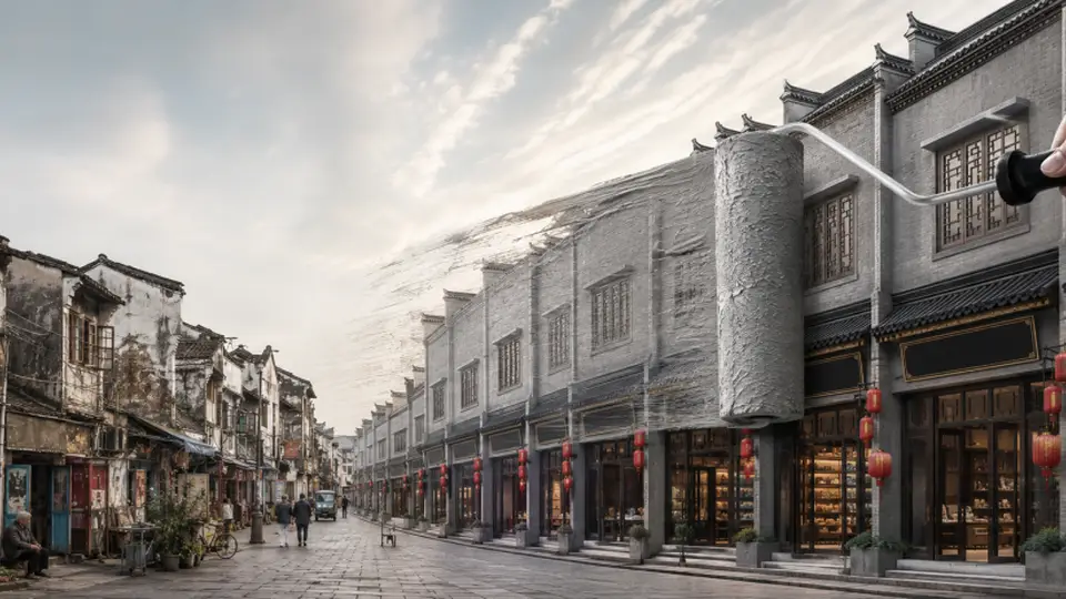四方路历史文化街区改造引热议 千篇一律网红街区难寻本土文旅温度