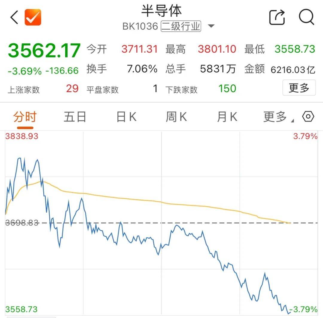 半导体午后跳水！存储芯片“一哥”，成交额超500亿元