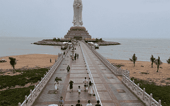 海口三亚：8亿打造世界最高海上观音