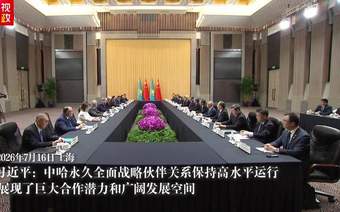视频丨习近平:中哈永久全面战略伙伴关系保持高水平运行 展现了巨大合作潜力和广阔发展空间