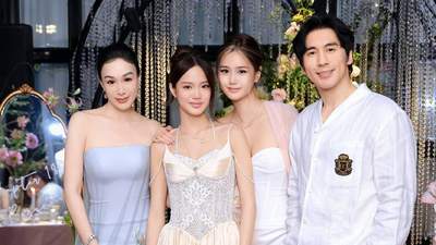 钟丽缇与家人齐聚为二女儿庆生 18岁Jaden获亲友献花满获宠爱开启成年新旅程