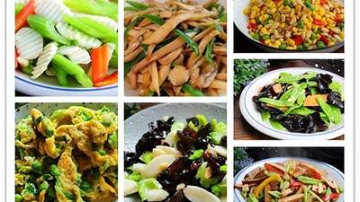 8道夏日素菜小炒，清爽开胃，低脂健康，轻松搞定全家一日三餐！