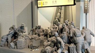 全国大学生美术作品展（雕塑·水彩·粉画展区）开幕