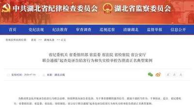 湖北一派出所所长遭实名举报涉黑涉恶，官方为其澄清正名！湖北通报7起相关典型案例→