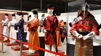 唐代渤海贞孝公主墓壁画服饰复原成果首展亮相吉林延边