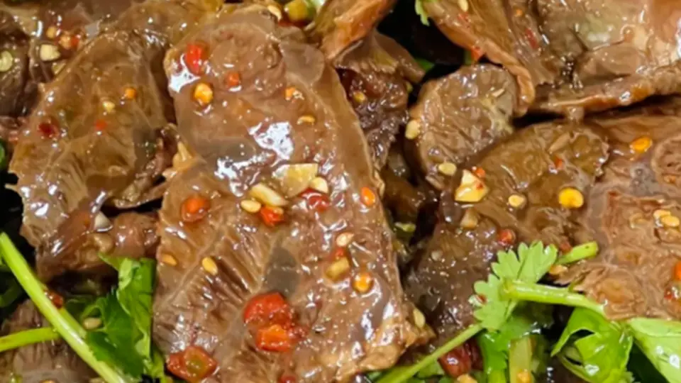 牛肉这样拌才够味,家常葱拌牛肉做法