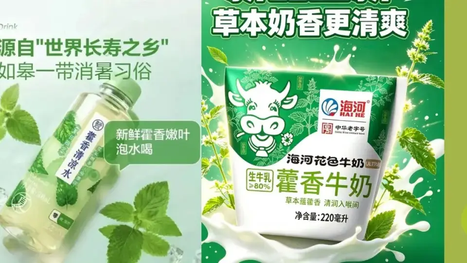 藿香牛奶、藿香水接连爆火,“邪门”食药同源新原料今夏出圈