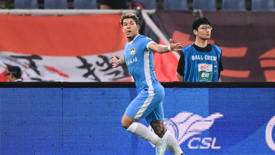 中超-纳萨里奥传射克雷桑难救主 河南2-1泰山近17年客场首胜