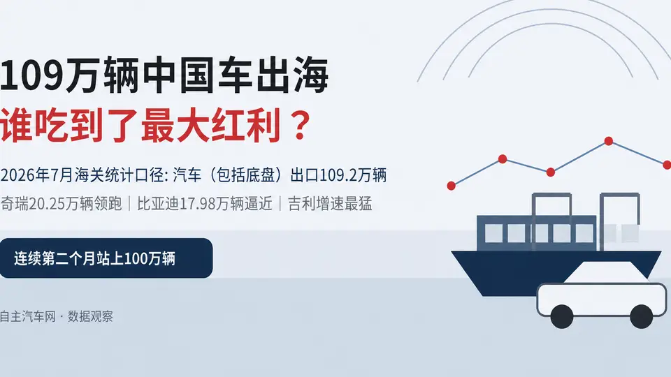 109万辆中国车出海 这些车企带动观众参与的精彩出海时刻