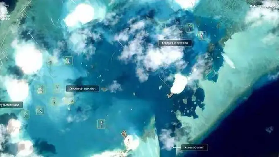 西沙羚羊礁填岛完工,面积逼近美济礁,外媒炒作“军事基地”