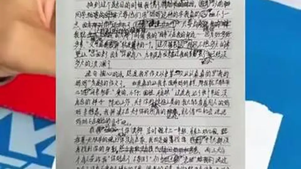 邀精神小伙写作文致十年未见的妈妈 网友留言看哭全网