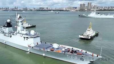 导弹驱逐舰南宁舰、导弹护卫舰衡阳舰抵达香港,首次向港澳民众开放,接受市民登舰参观