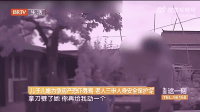 儿子为争房产长期家暴94岁母亲：装高清旋转摄像头全天候监视，多次闯入恶意辱骂、言语威胁；法院：儿子儿媳禁止进入老人住所