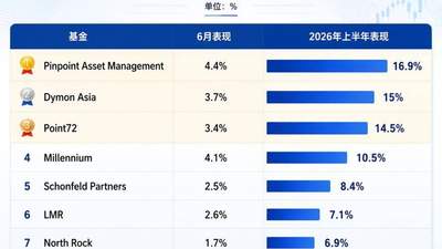 华尔街大佬们赚翻了！对冲基金“期中考”放榜：Pinpoint夺冠，这家亚洲基金位居第二