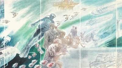 跟着画家父子，用画笔丈量万里海疆的磅礴风情