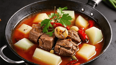 参与冬日进补盛宴 体验经典红烧羊肉的地道制作风味