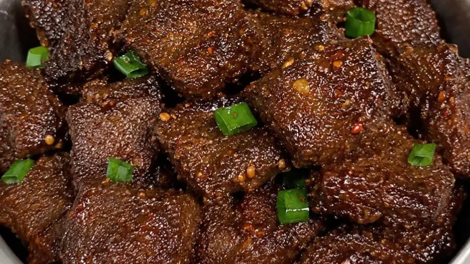 空气炸锅孜然牛肉粒:外焦里嫩,香辣过瘾