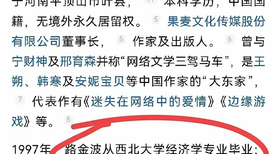 原创突然发现，蒋方舟、韩寒、贾浅浅、贾平凹，背后都有一个关键人物，那就是路金波，关系网如下：都绕不开同一个核心人物路金波