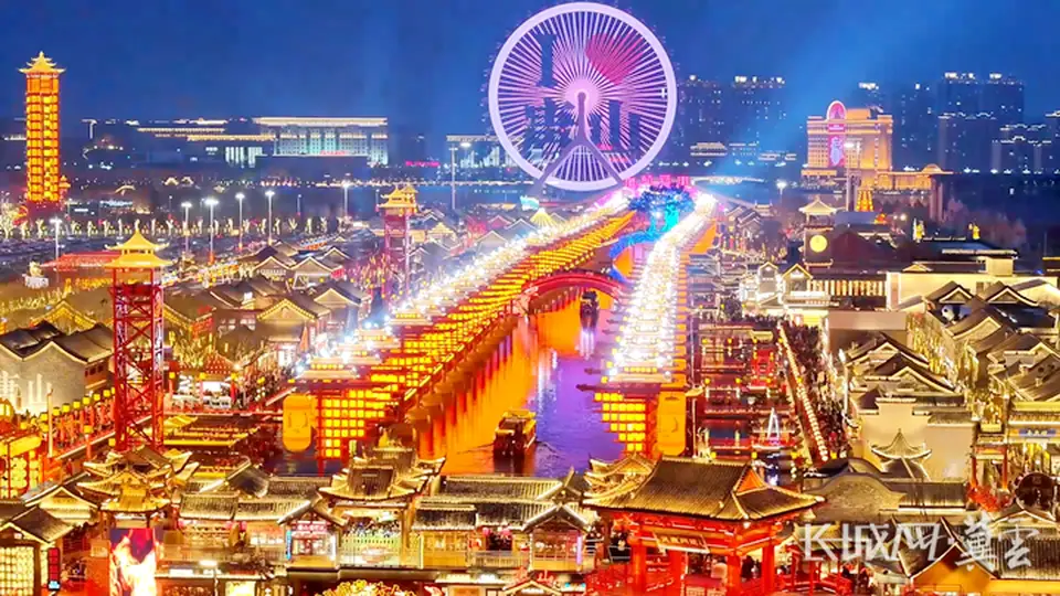 河头老街第三届大唐百戏节沉浸式互动拉满 2026年游客量已破600万人次
