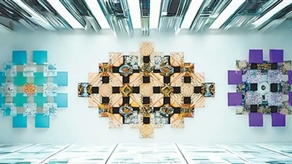在数字光影中解锁传统纹样,这场艺术展邀你共赴中轴美学奇遇