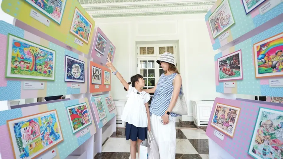 “我的亚洲家园:上海之约”儿童友好绘画展开幕 多元参与收获满满