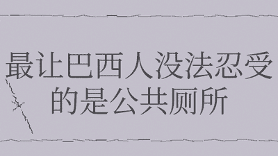 巴西游客聊新加坡公共设施笑不活，10个细节让网友狂呼离谱
