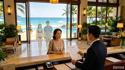 跟男闺蜜借出差名义赴三亚度假 沙滩上的情侣泳装合影引心绪波动