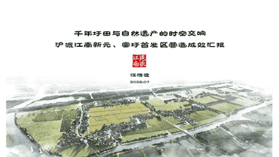 上海郊野地区沪渎秘境之徒步寻踪、垄上径行