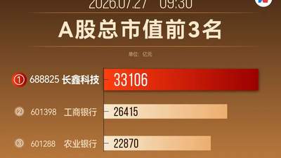 逛A股市值王座更迭展 亲历长鑫登顶3.3万亿时刻 看35年龙头换班藏的中国经济底层逻辑