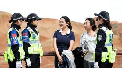 张掖旅游110联动多部门 多元服务让游客省心暖心
