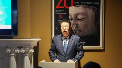 中国大足石刻纽约展举行学术讲座