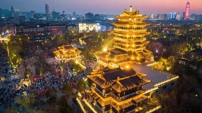 今晚起,超然楼亮灯时间调整为每日19:10