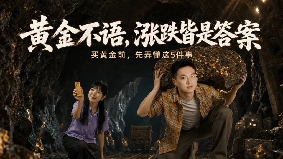 【黄金不语，涨跌皆是答案】