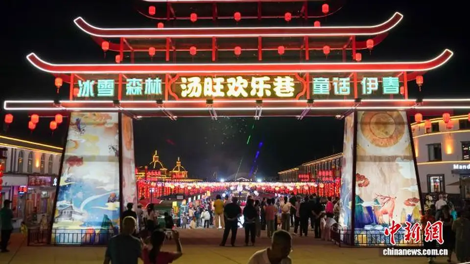 来小兴安岭汤旺欢乐巷 逛清凉夏夜市集玩多元互动