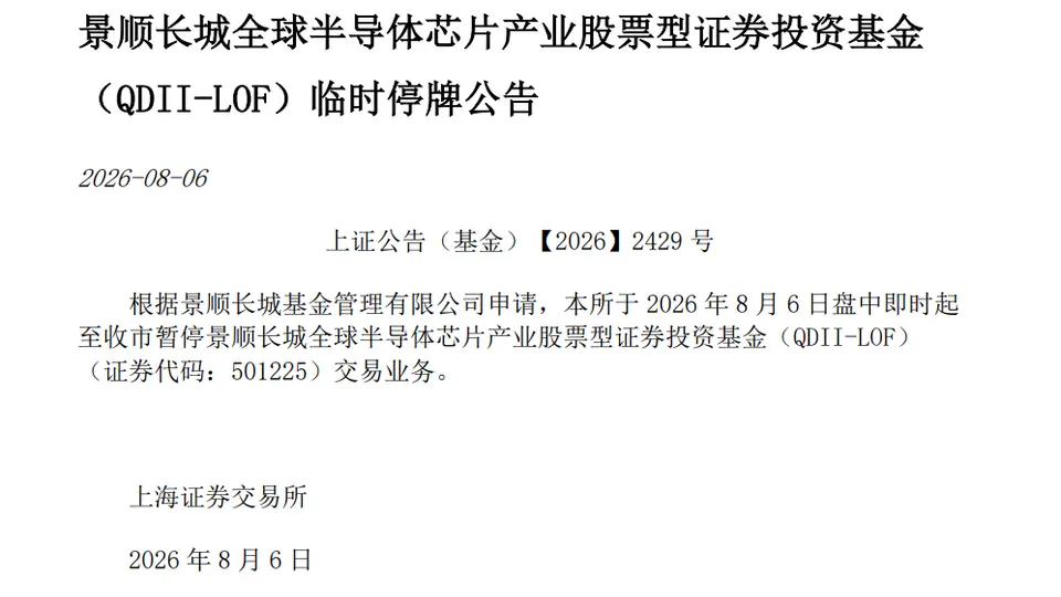 半导体主题ETF波动剧烈 近期多只基金遭资金“低买高卖”提示风险