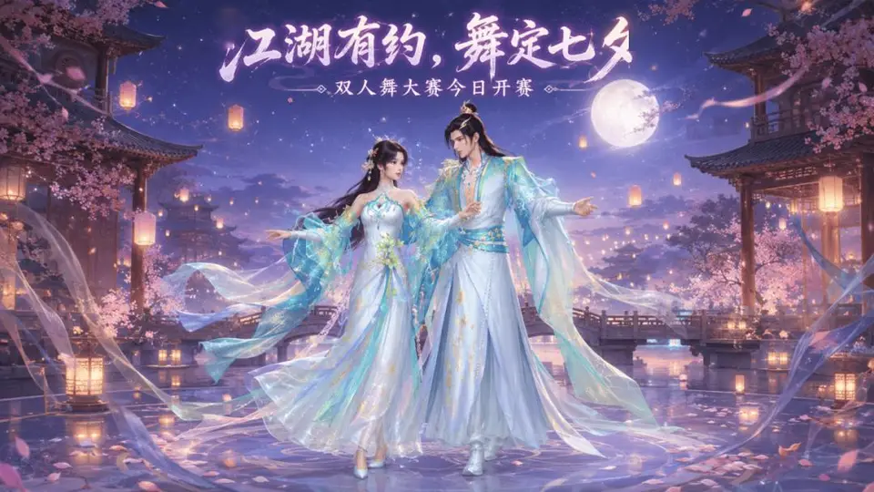 有奖征集丨天龙最美双人舞大赛开启：与TA共舞七夕，神秘大奖等你拿